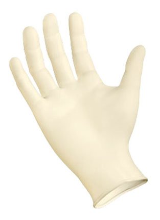 Gloves Exam Latex P-F SemperCare® Latex Medium N .. .  .  